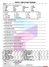 Bài tập Tiếng Anh Lớp 3 - Unit 7 Thats my school